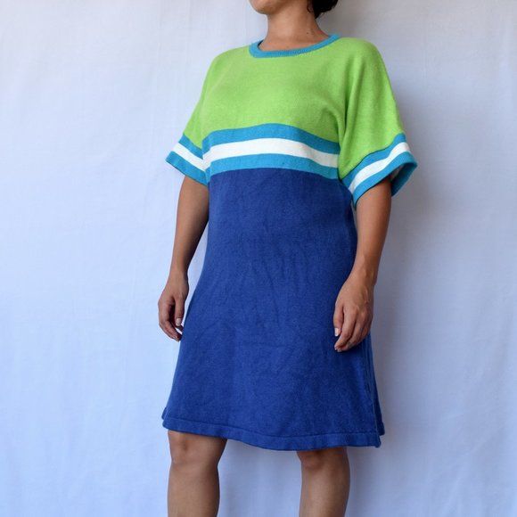 dELiA*s Green and Blue Mini Dress - Picture 6 of 9